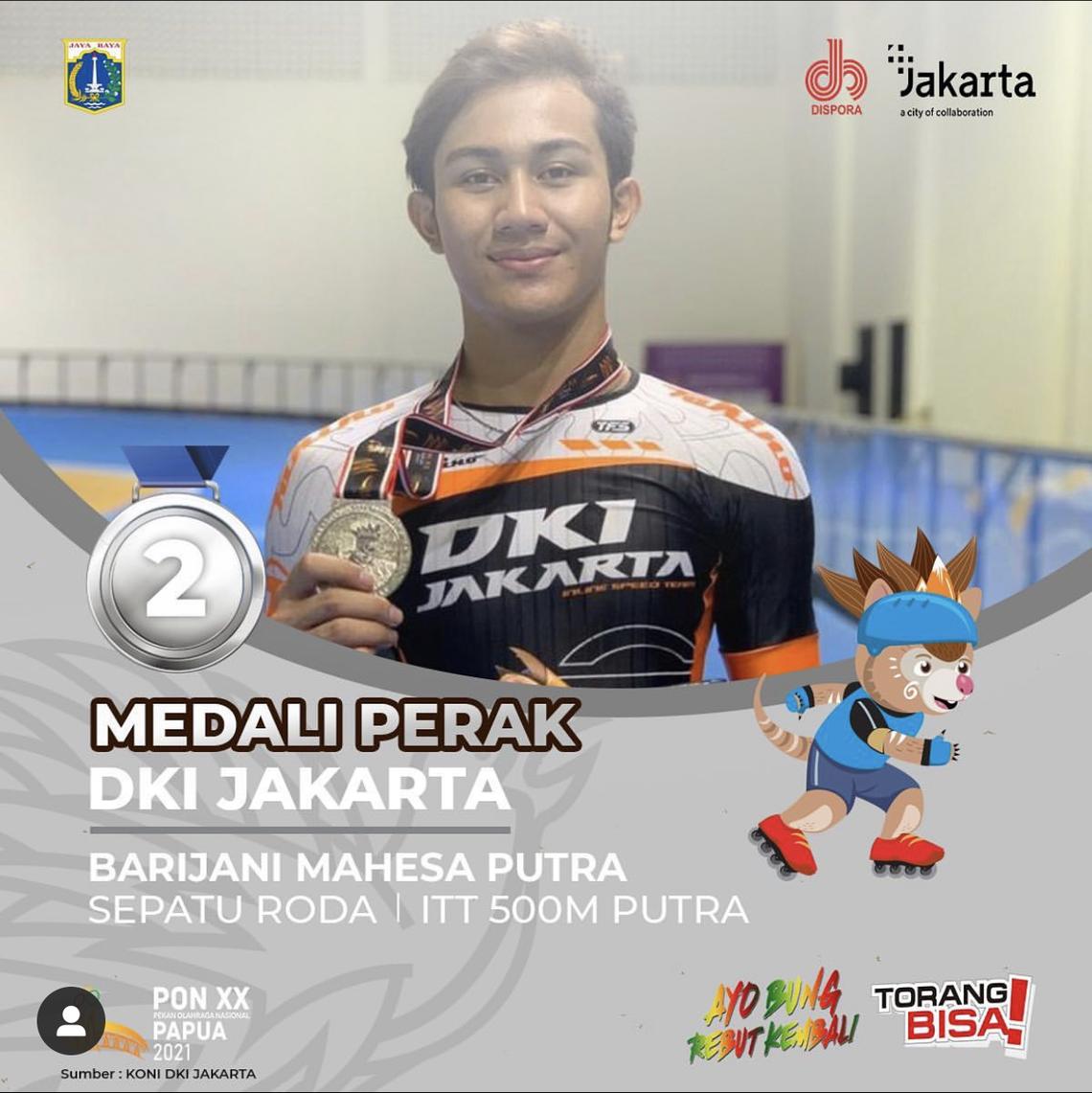 MEDALI PERAK ITT 500m PUTRA